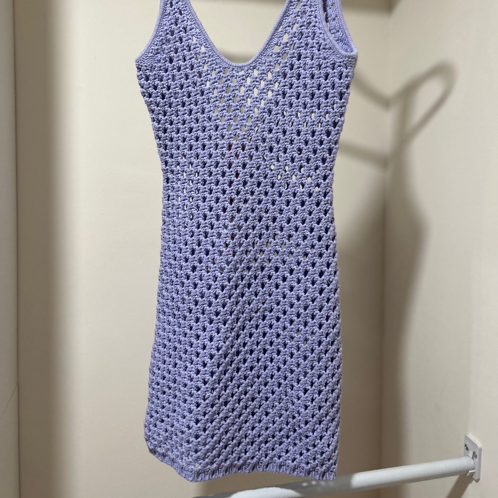 Solid and striped cover up